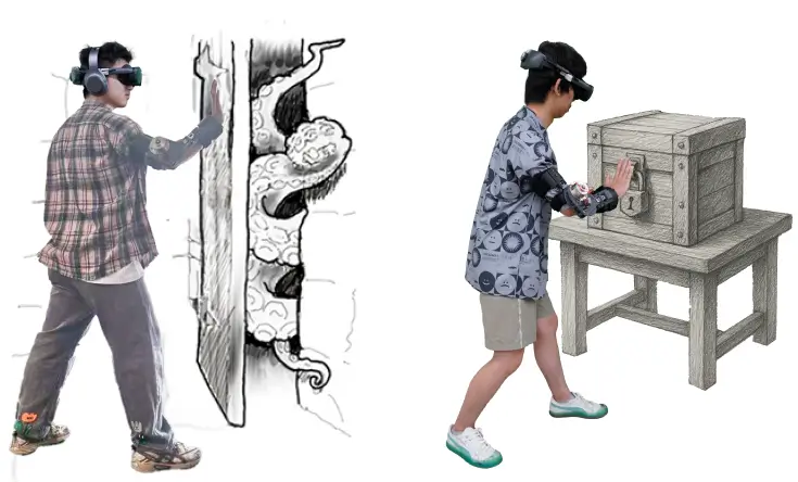 GroundedReach: Enabling Body-grounded Haptic Experience in Virtual Reality with an Elbow Wearable Haptic Device